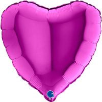 Folienballon Herz in Purple 46 cm