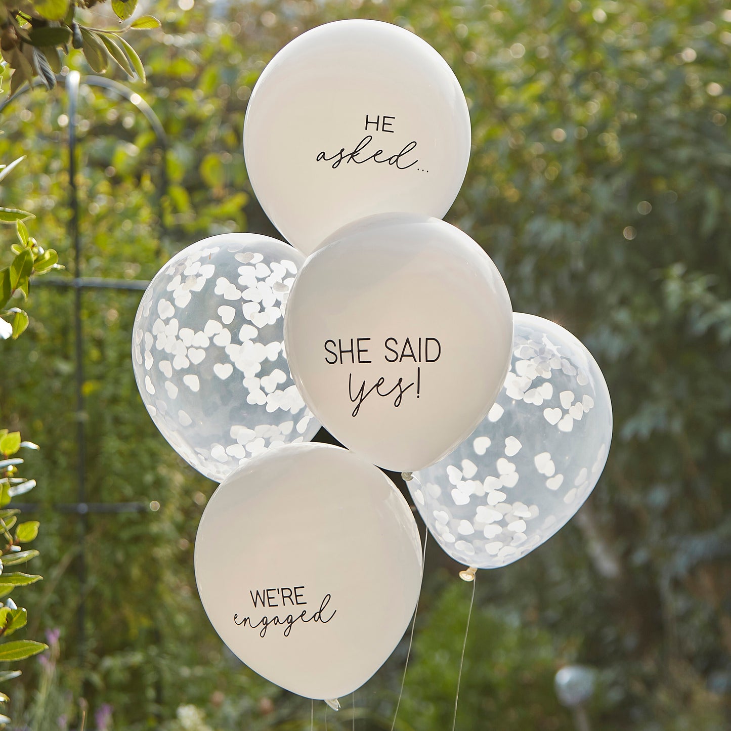 Konfetti-Verlobungsballon-Paket-She Said Yes