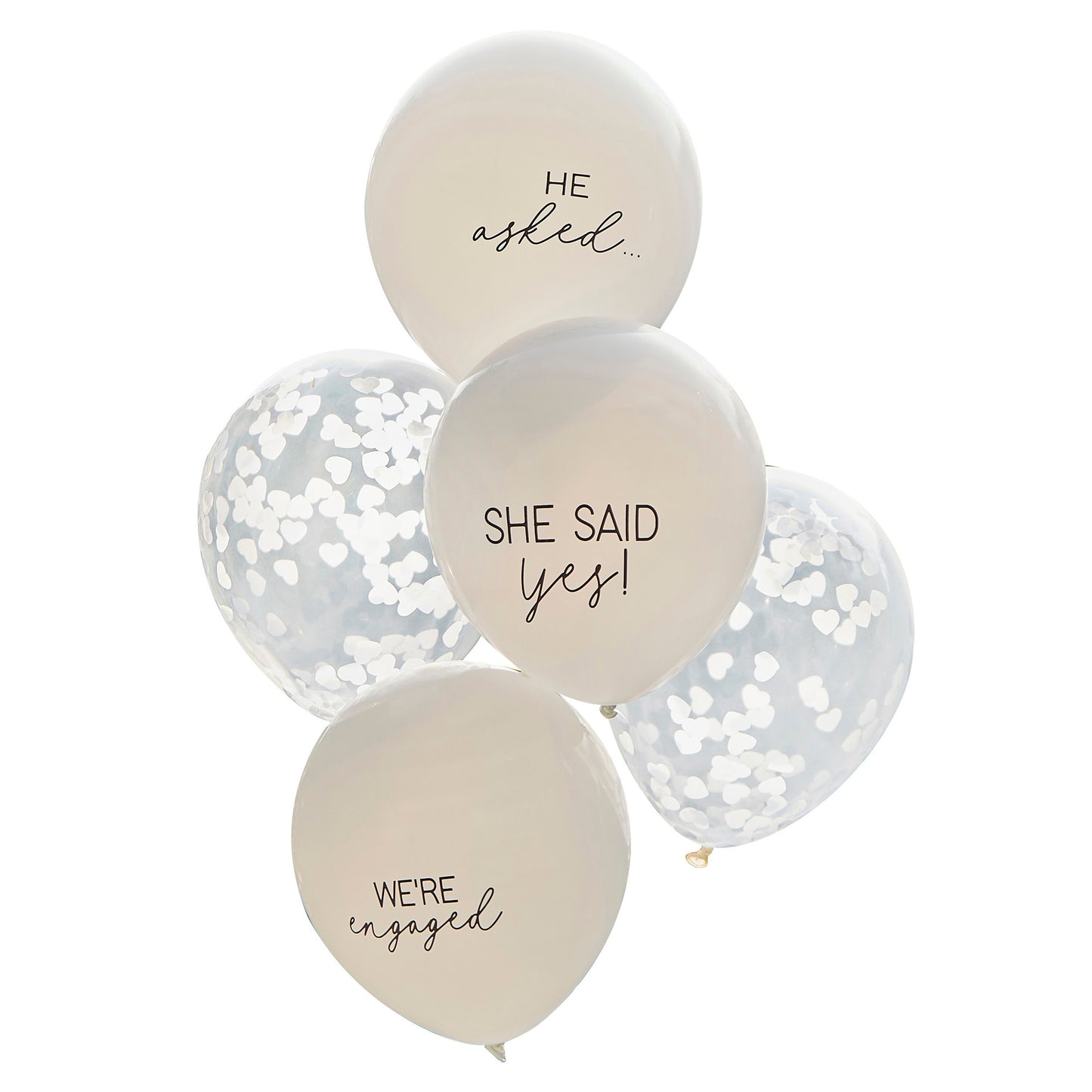 Konfetti-Verlobungsballon-Paket-She Said Yes