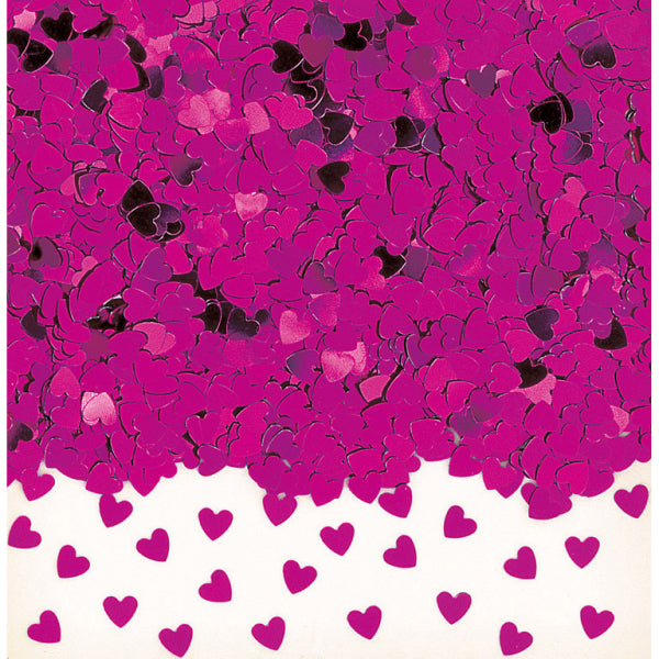 Konfetti Sparkle Hearts pink Folie 14 g