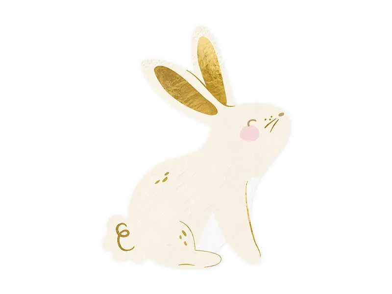 Papierservietten Bunny, mix, 12.5x16 cm