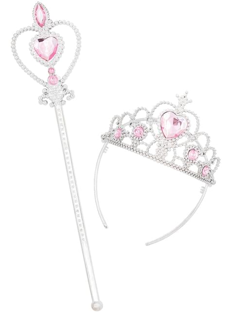 Prinzessin Stab + Tiara 34x17cm