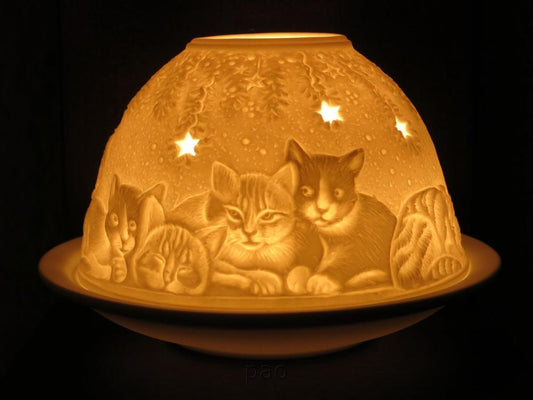 Windlicht Katzen STARLIGHT - Nr. 431