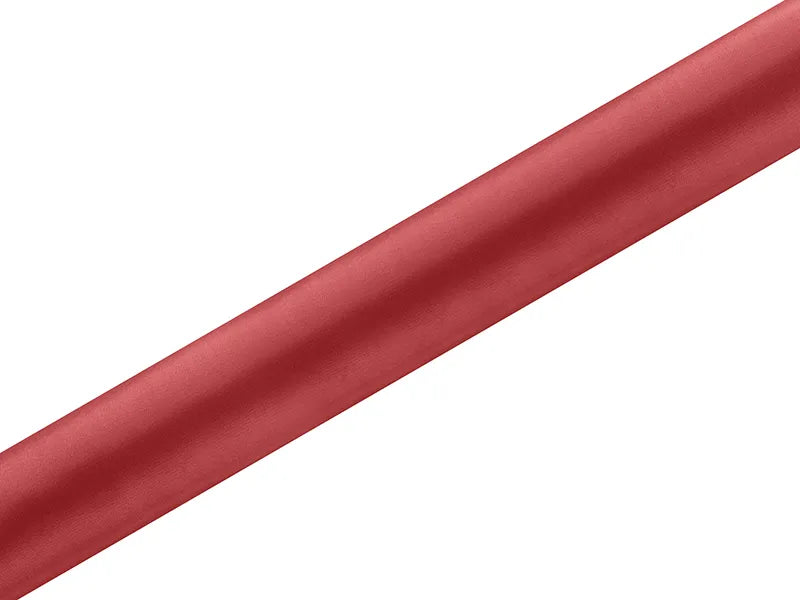 Satin glatt, rot, 0,36 x 9m