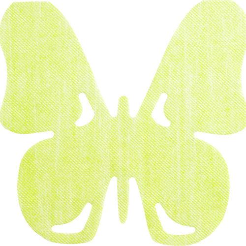 Servitten Butterfly green 38 cm × 38 cm