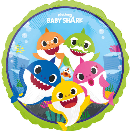 Folienballon, Baby Shark 43 cm