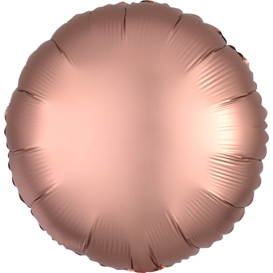 Folienballon Silk Lustre Rose Copper 43 cm