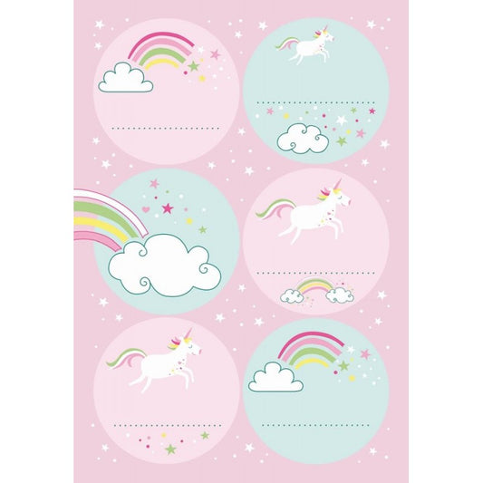 Sticker Unicorn 11,5x17cm