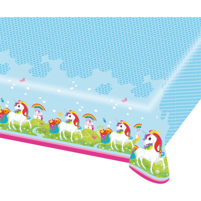 Tischdecke Einhorn,Folie,1,2×1,8m