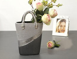 Vase Handtasche Bridgetown silberfarben, grau