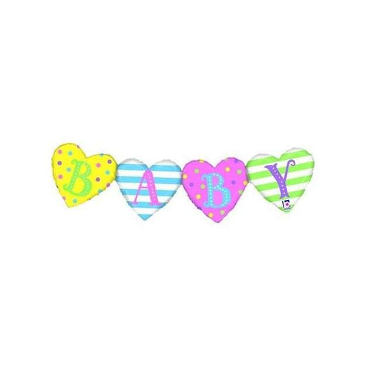 Folienballon Baby Bunting Banner 104 cm